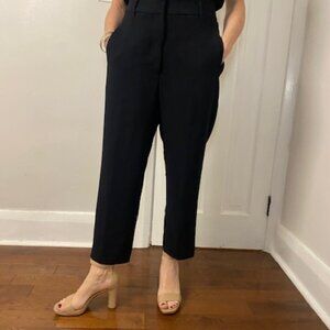 Wilfred Aritzia Black Wide leg Ankle/ cropped Pants Size 10